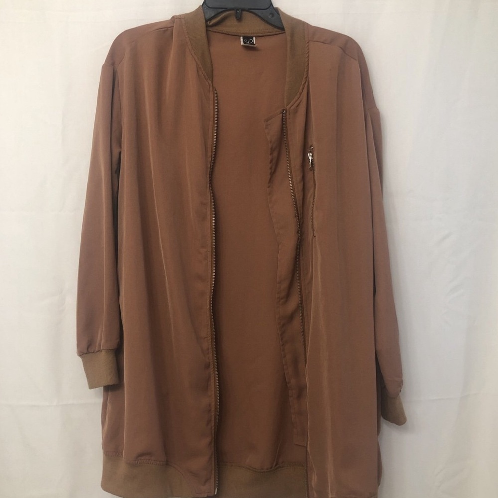 Light. Bomber. Has pockets.